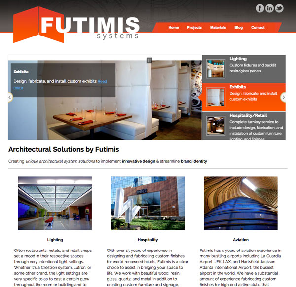 Futimis Systems website