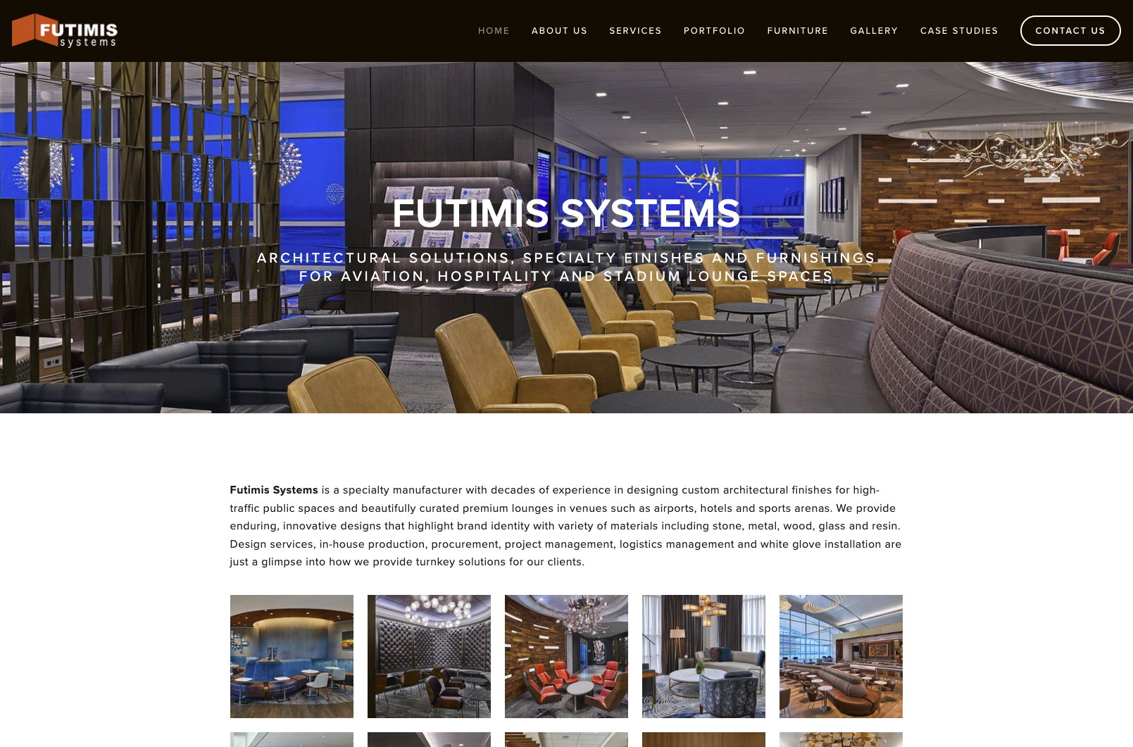 Futimis Systems website homepage